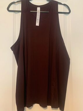 lululemon athletica Good Night Plum  Sleeveless Performance Tank, Sz XL, GUC
